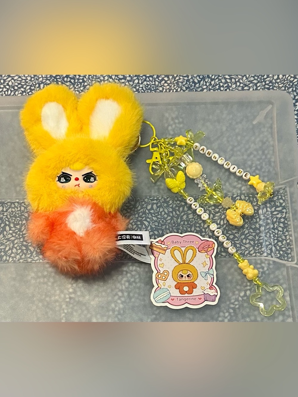 Super Cute Baby Three Junk Keychain